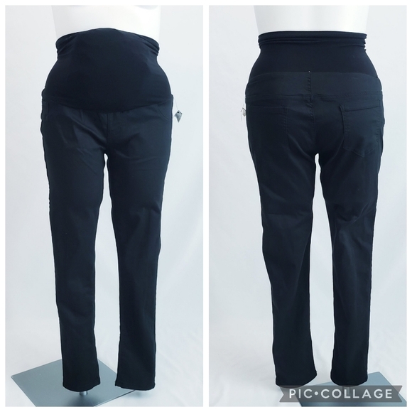 *Last Chance* NWOT Oh Baby by Motherhood Skinny Pull On Maternity Pants Jeans - Picture 1 of 9